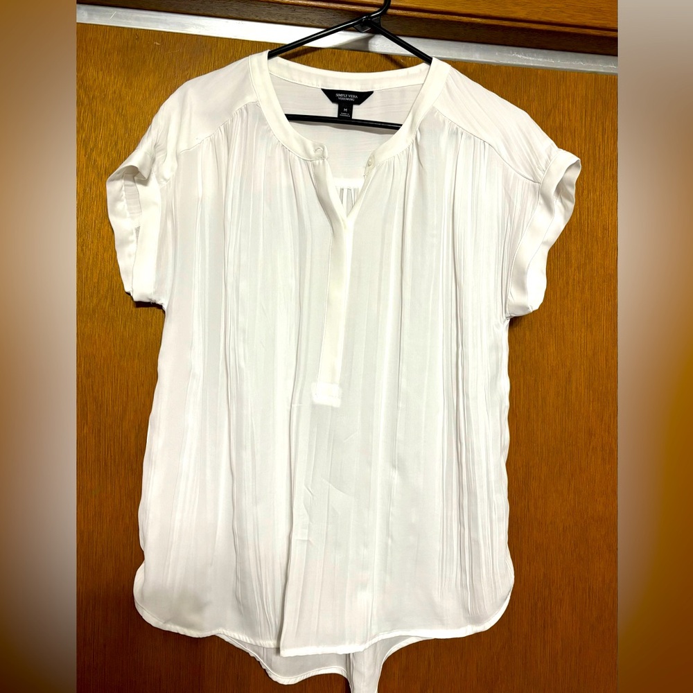 Simply Vera Wang semi sheer top